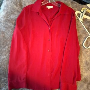 CALVIN KLEIN Button Down Blouse M